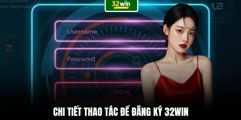 Chi tiết thao tác để đăng ký 32WIN