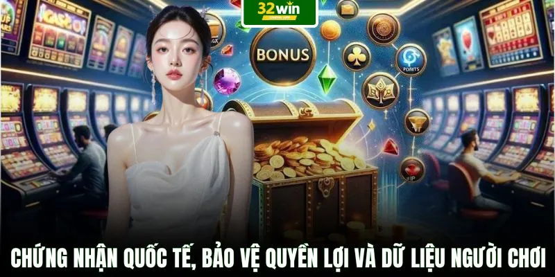 Chứng nhận quốc tế, bảo vệ quyền lợi và dữ liệu người chơi