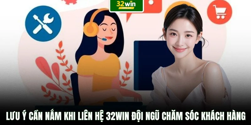Lưu ý cần nắm khi liên hệ 32WIN đội ngũ chăm sóc khách hàng